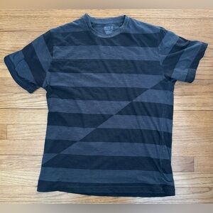 Black and Gray Striped Shirt
